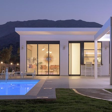 Pelagias Villa Lefka With Heated Pool Mathés エクステリア 写真