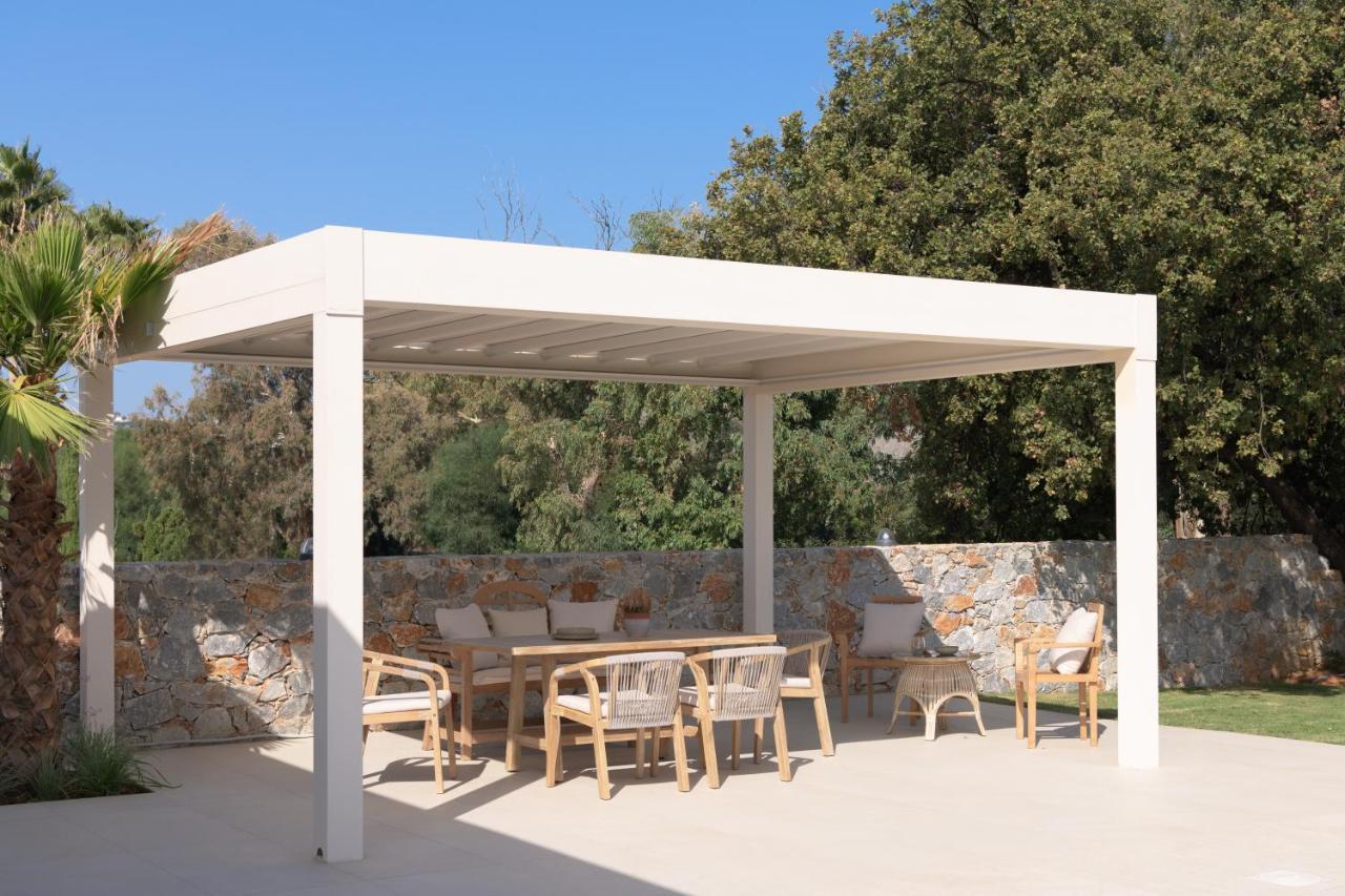 Pelagias Villa Lefka With Heated Pool Mathés エクステリア 写真