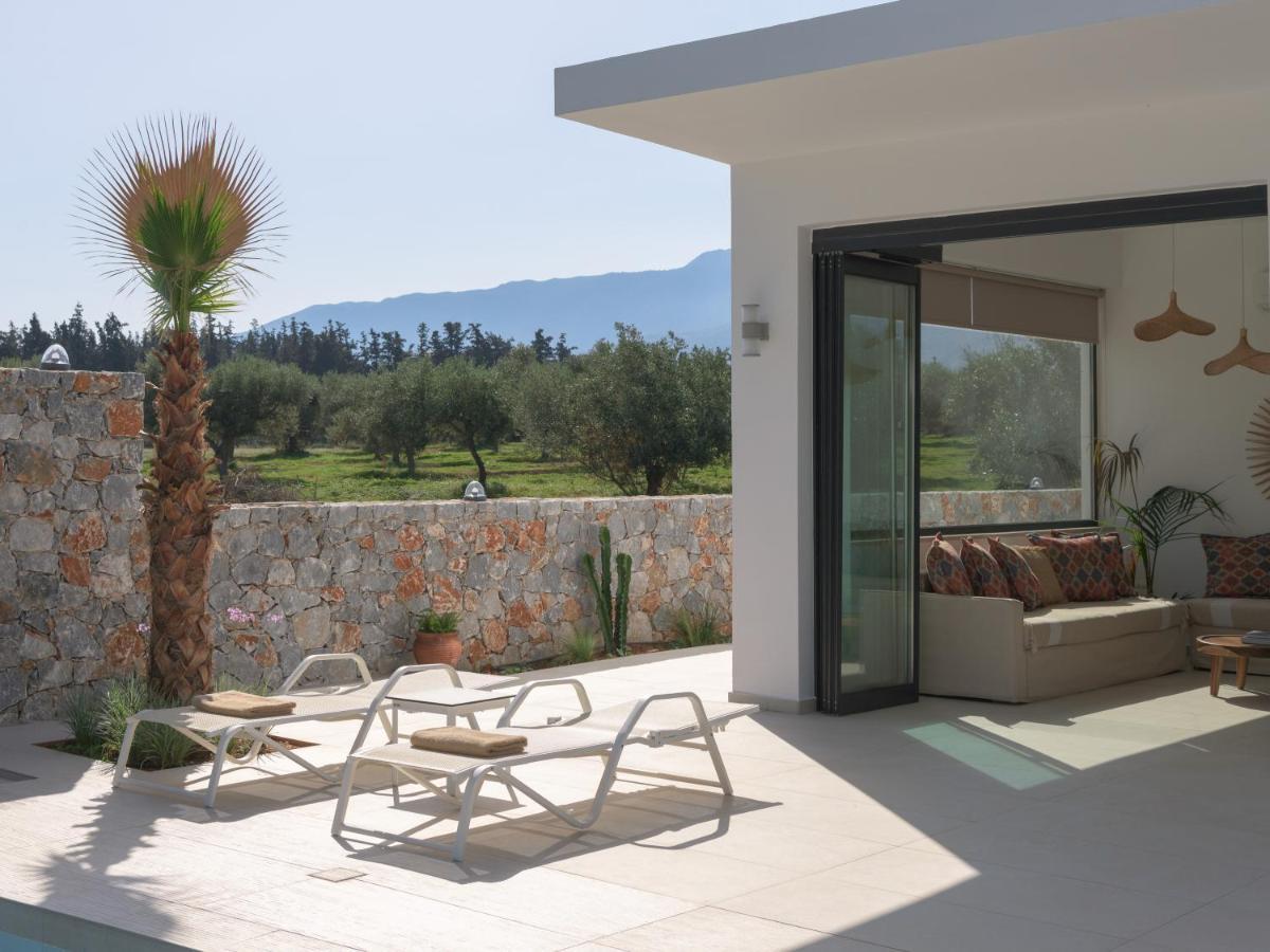 Pelagias Villa Lefka With Heated Pool Mathés エクステリア 写真