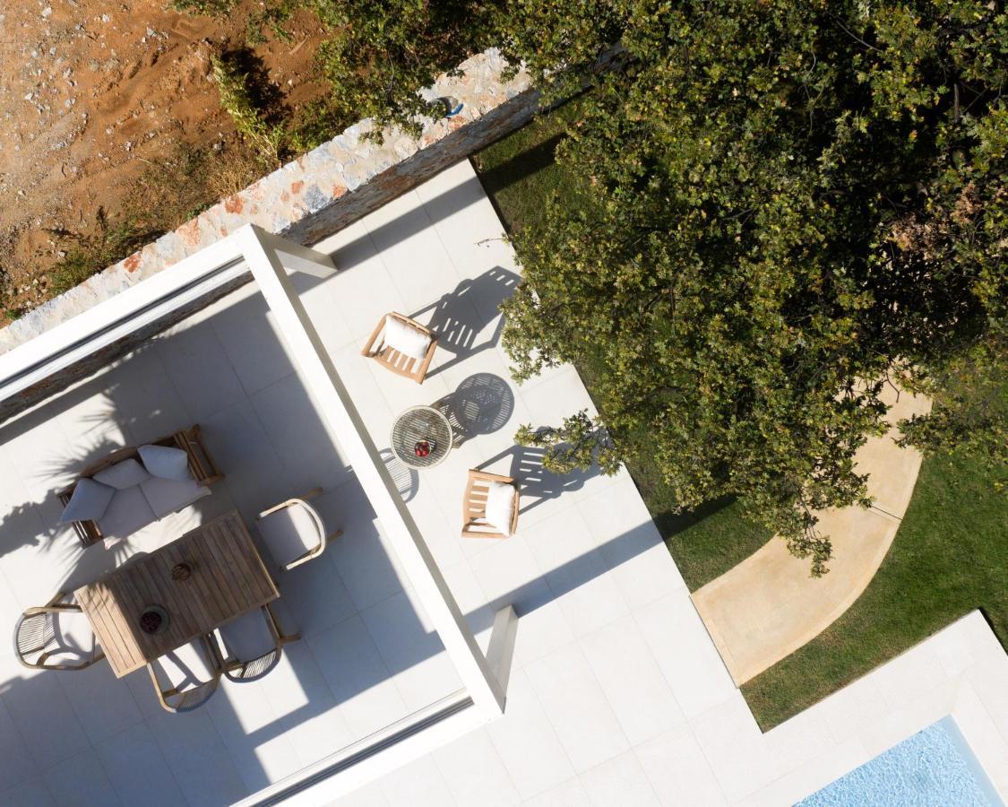 Pelagias Villa Lefka With Heated Pool Mathés エクステリア 写真