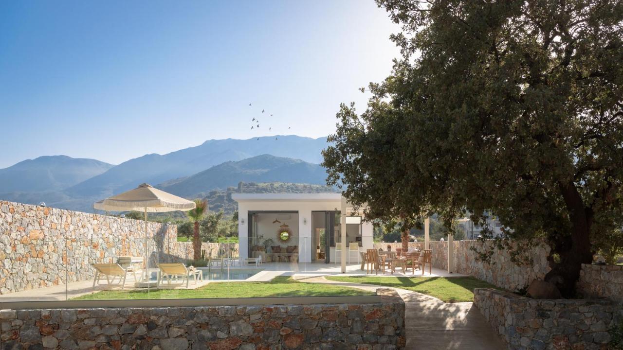 Pelagias Villa Lefka With Heated Pool Mathés エクステリア 写真