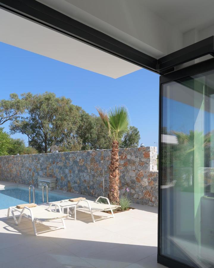 Pelagias Villa Lefka With Heated Pool Mathés エクステリア 写真